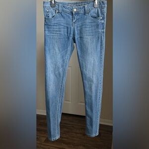 Blue Asphalt Skinny Denim Jeans